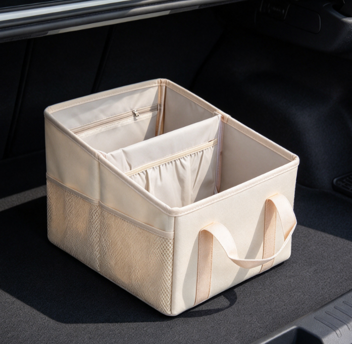 Foldable Car Seat and Trunk Organizer for Travel
