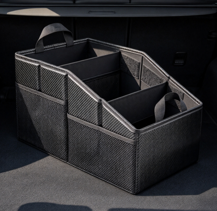 Reinforced Car Backseat Storage Organizer with Dividers