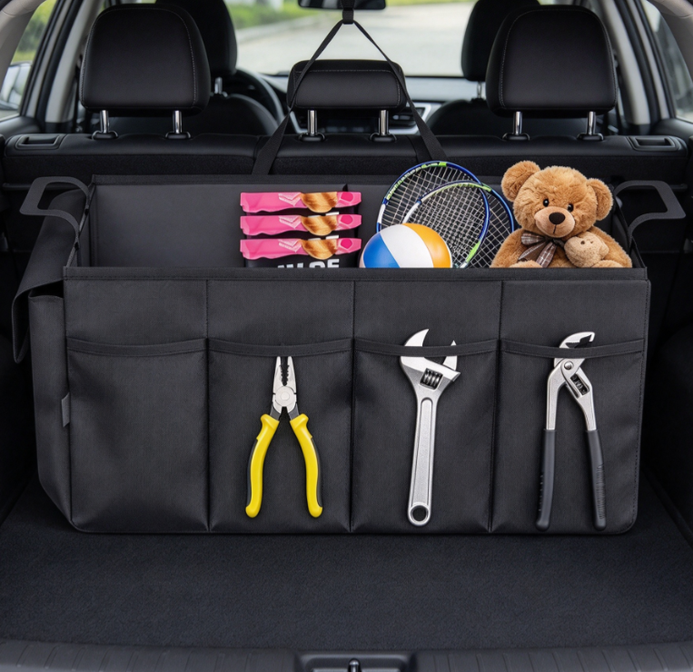 Collapsible Car Boot Storage Box for SUVs and Vans