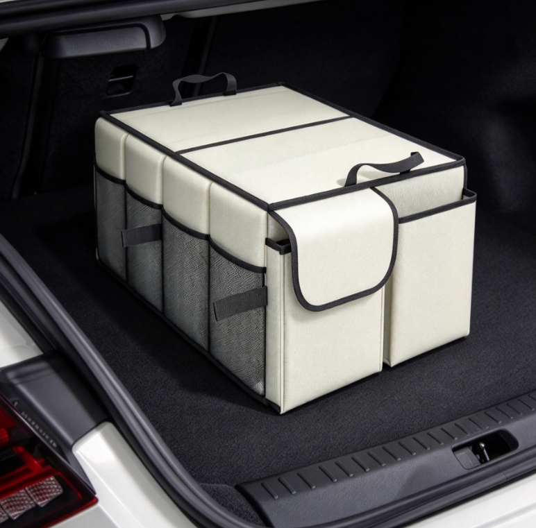 Collapsible Car Trunk Organizer for Tools and Accessories