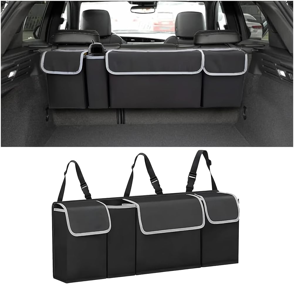 Hanging Backseat Storage Bag with Adjustable Straps