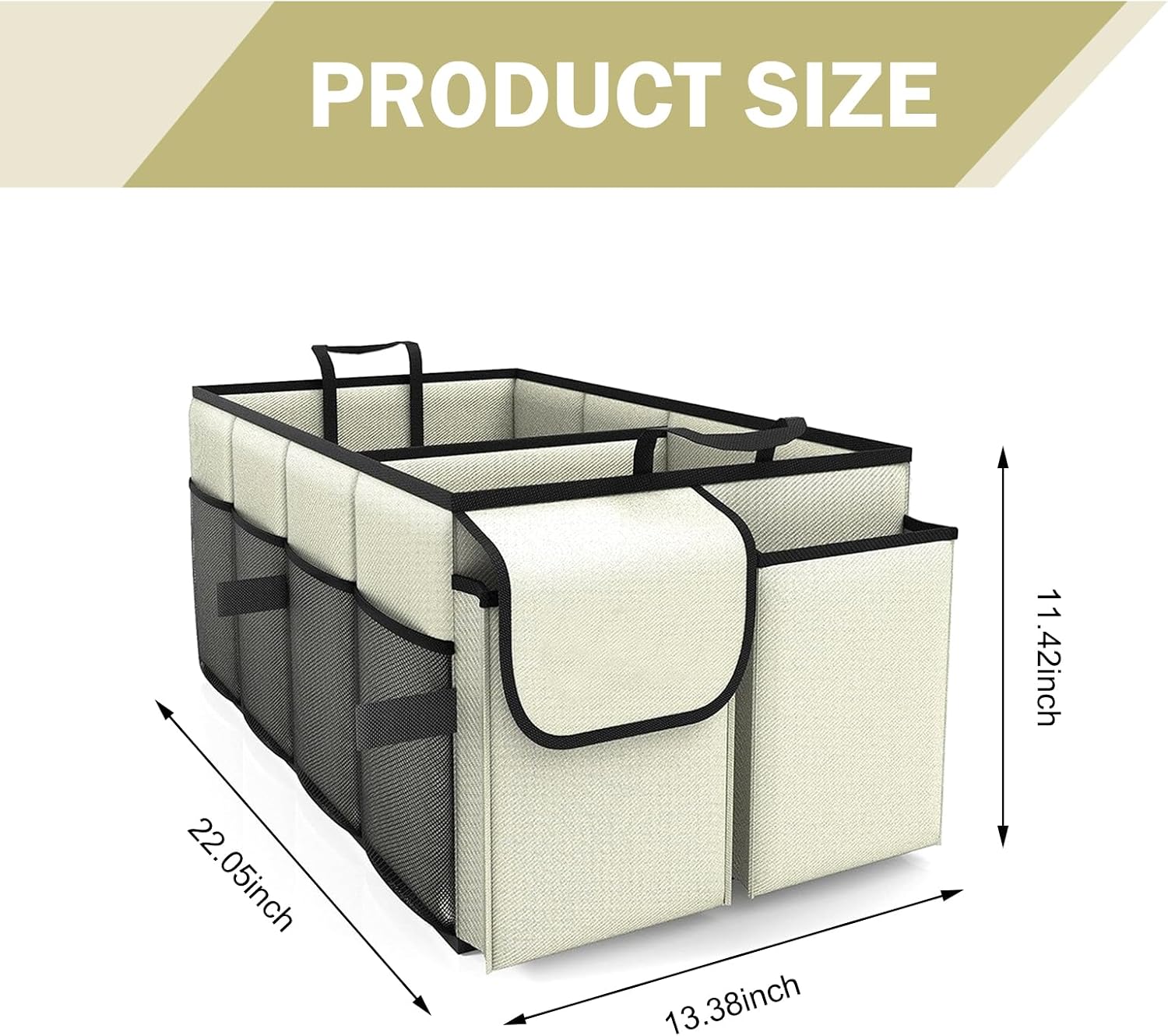 Collapsible Car Trunk Organizer for Tools and Accessories - Image 2
