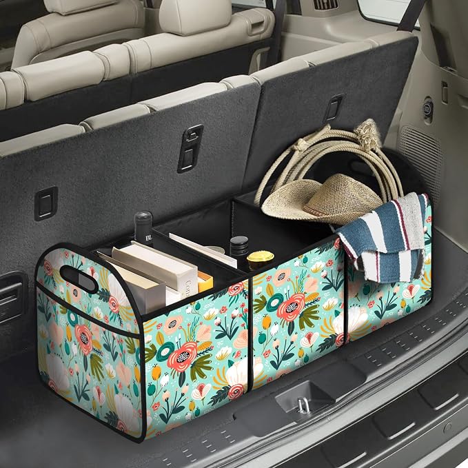 Collapsible Non-Slip Car Trunk Storage Organizer